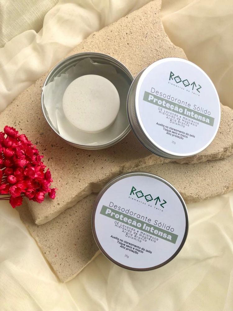desodorante sólido natural Rootz
